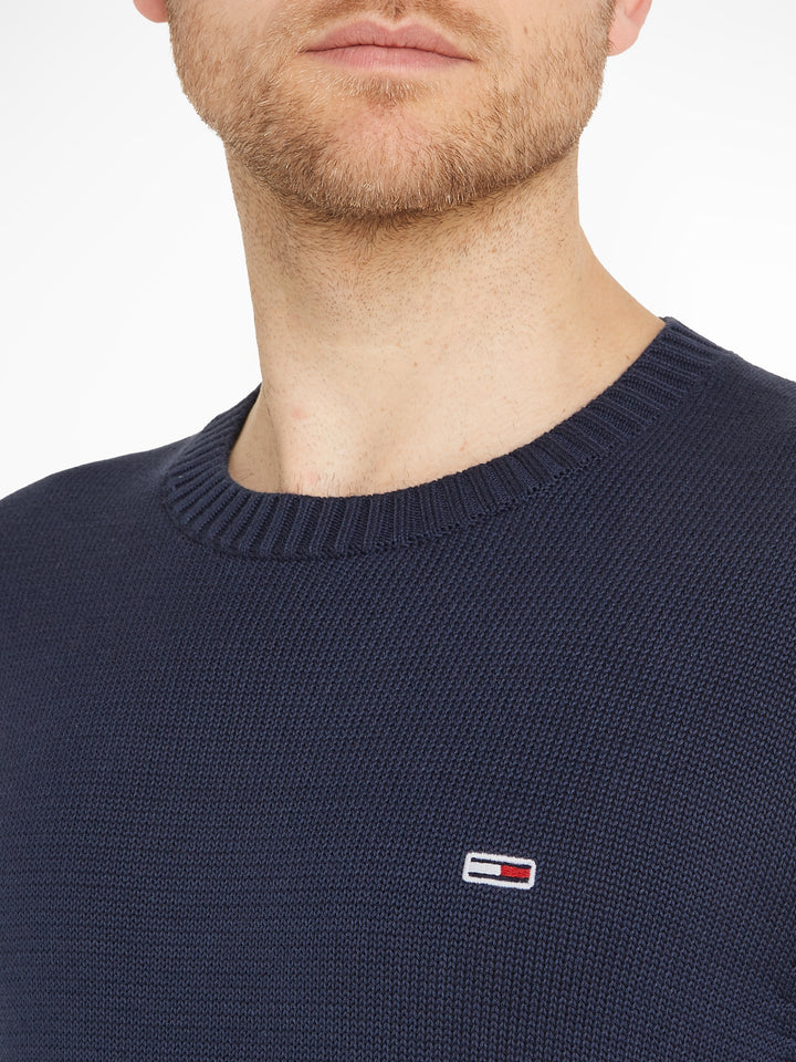 TJM ESSENTIAL CREW NECK SWEAT - NAVY