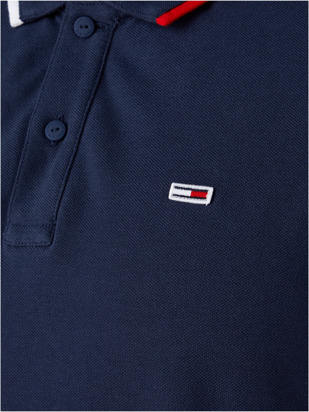 TJM REG FLAG NECK POLO - NAVY