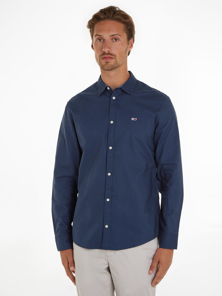 TJM CLASSIC OXFORD SHIRT- NAVY