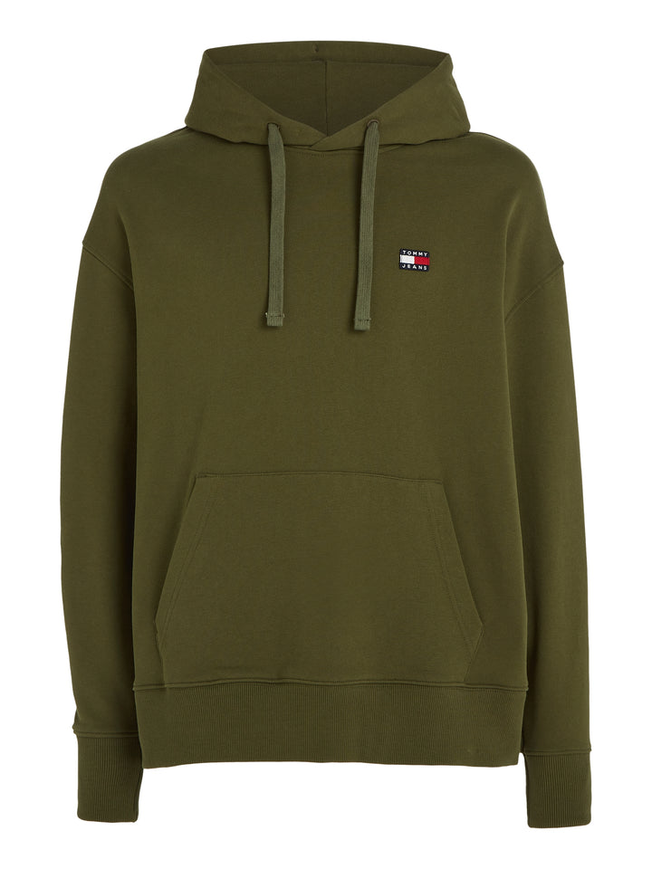 TJM RLX XS BADGE HOODIE - OLIVE
