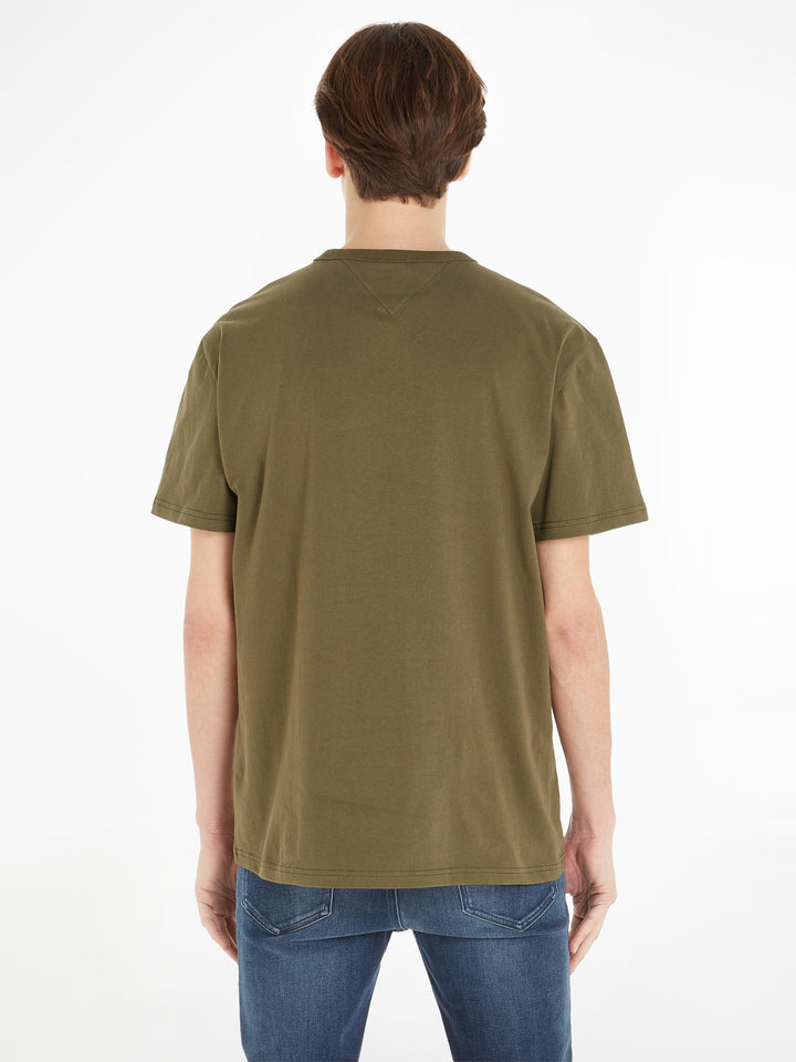 TJM CLSC TOMMY XS BADGE TEE - OLIVE