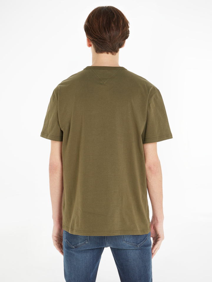 TJM CLSC TOMMY XS BADGE TEE - OLIVE