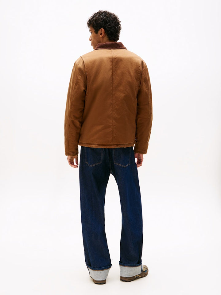 TJM TWILL CHORE JACKET - PECAN NUT