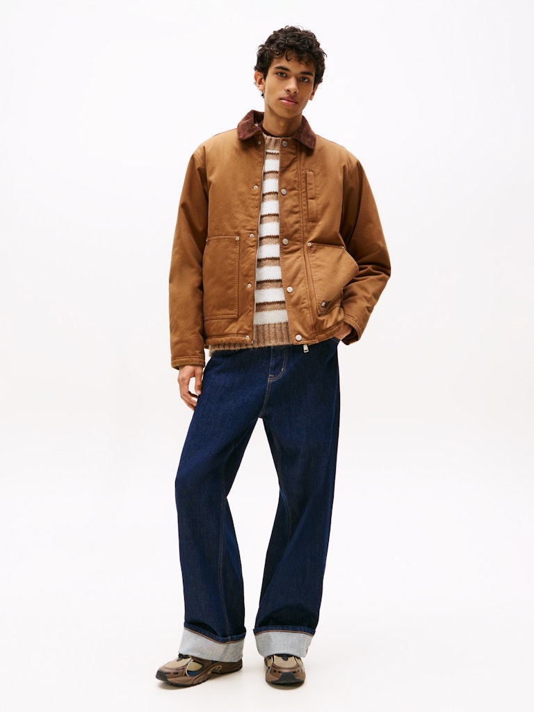 TJM TWILL CHORE JACKET - PECAN NUT