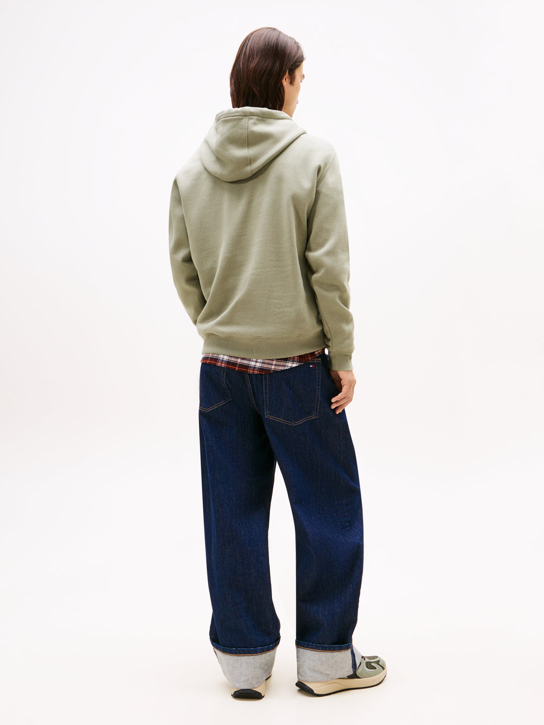 TJM REG S FLAG HOODIE - UTILITY SAGE