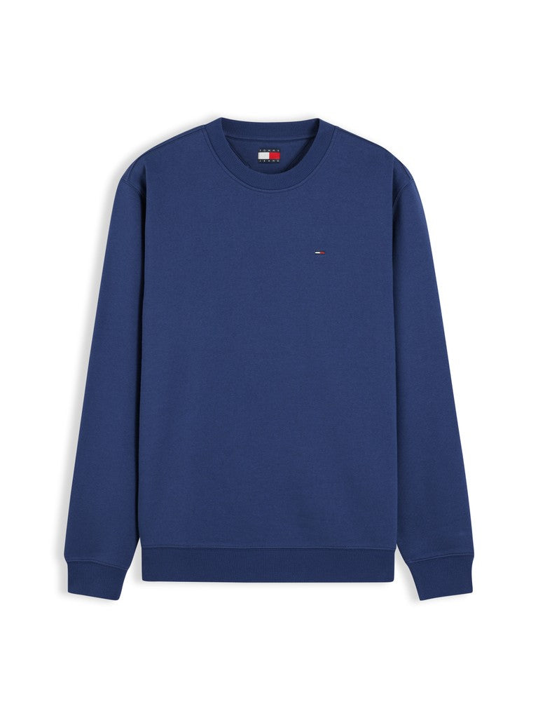 TOMMY JEANS REG S FLAG CREW - BASIC NAVY