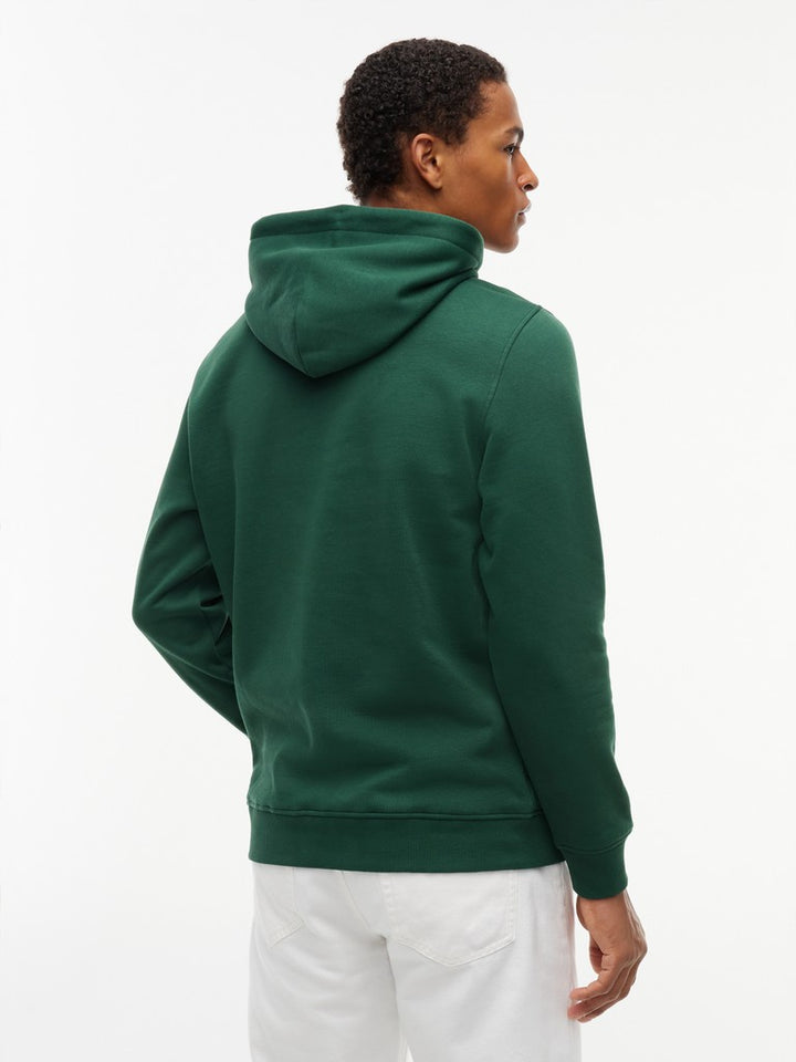TOMMY JEANS REG LINEAR LOGO HOODIE - GREEN