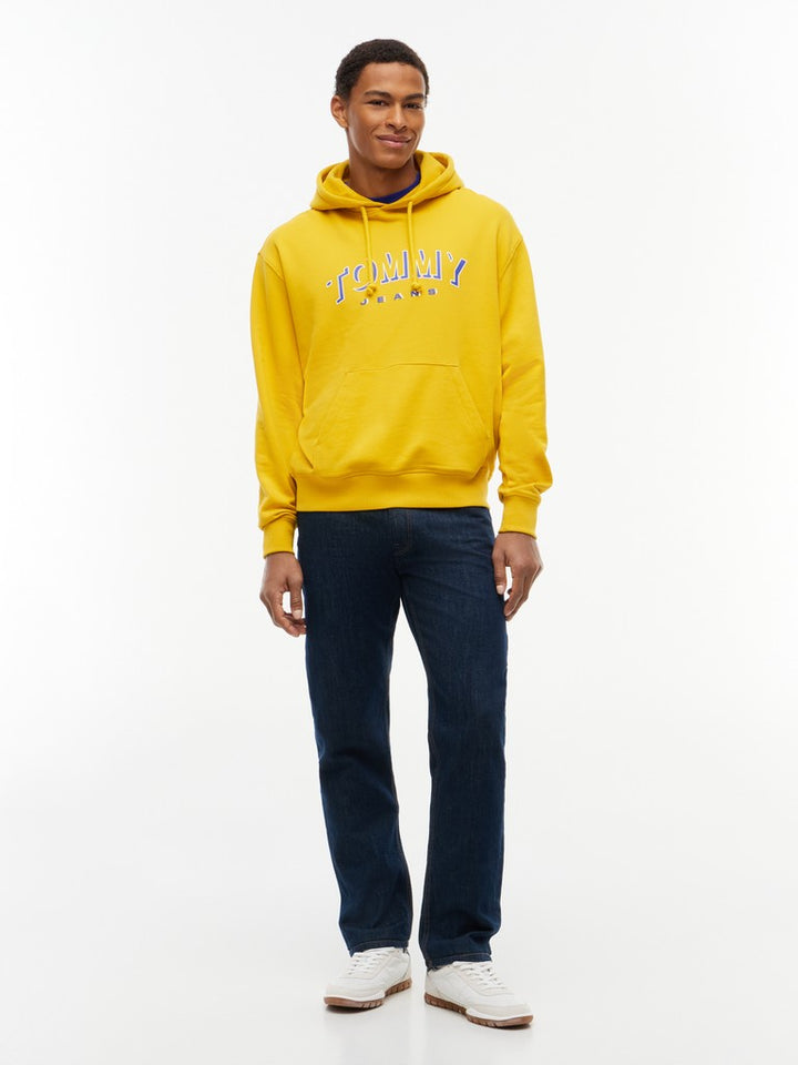 TOMMY JEANS RLX TOMMY DNA HOODIE - YELLOW