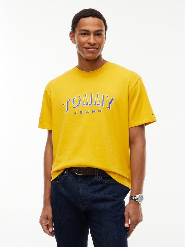 TOMMY JEANS RLX DNA PLAY TEE - YELLOW