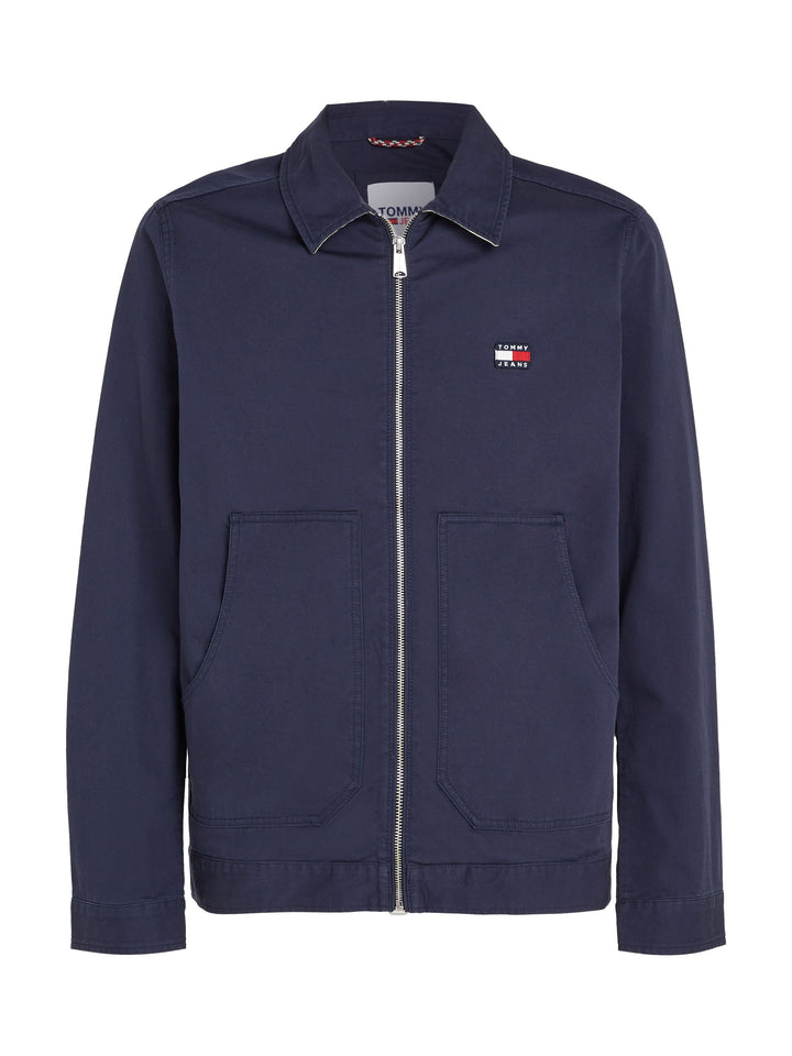 TJ REGULAR COTTON JACKET - NAVY