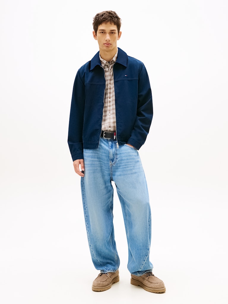 TOMMY JEANS REG COTTON RANCH JACKET - NAVY