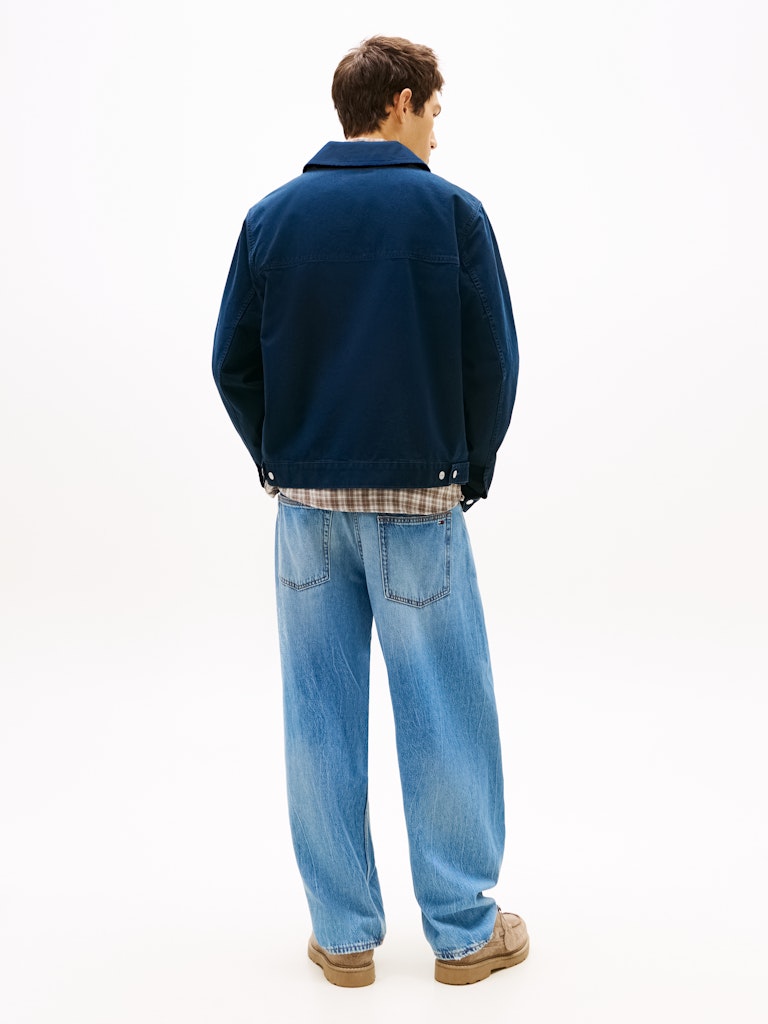 TOMMY JEANS REG COTTON RANCH JACKET - NAVY