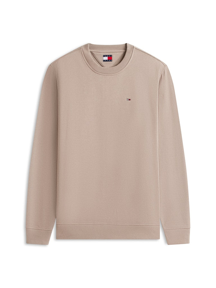 TOMMY JEANS REG S FLAG CREW - IVY MINK