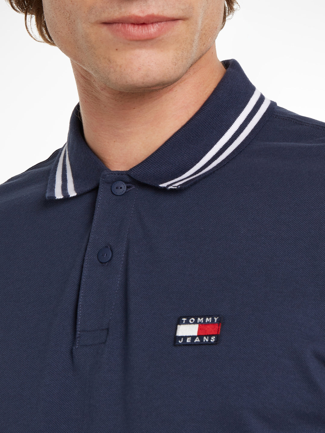 TJ CLASSIC TIPPING DETAIL POLO - NAVY
