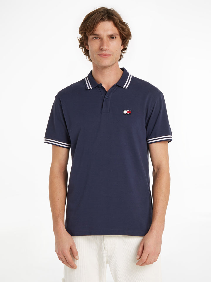 TJ CLASSIC TIPPING DETAIL POLO - NAVY