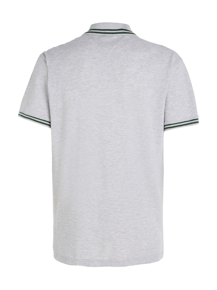 TJ CLASSIC TIPPING DETAIL POLO - SILVER