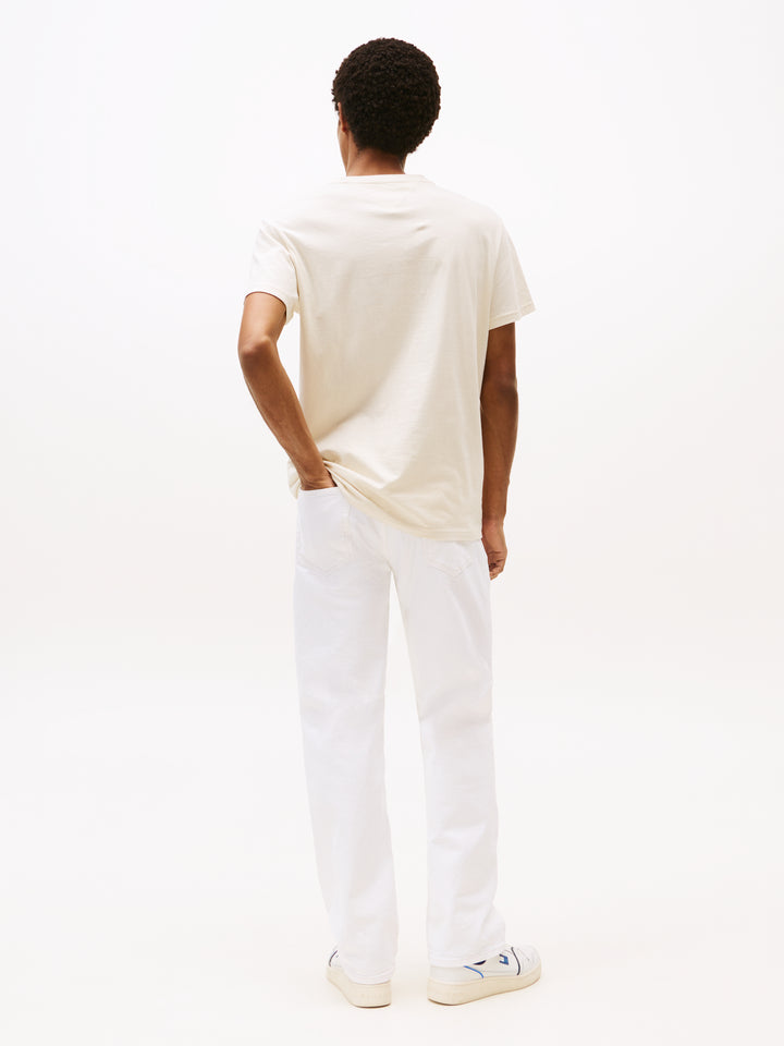 TJM SLIM LINEAR CHEST TEE - DESERT SAND