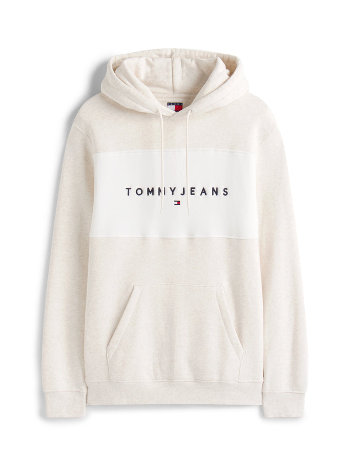 TJM REG CBLK LINEAR LOGO HD - OAT/ECRU