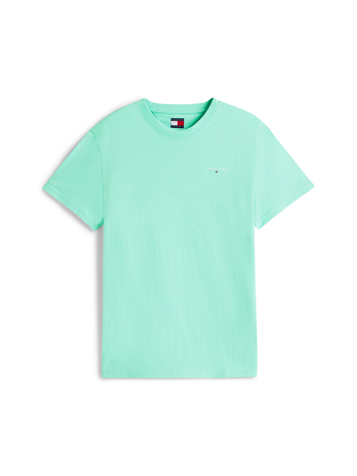 TJM SLIM LINEAR CHEST TEE - LAGOON GREEN