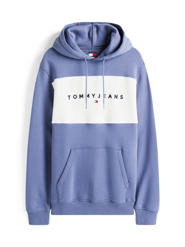 TJM REG CBLK LINEAR LOGO HD - BLUE/ECRU