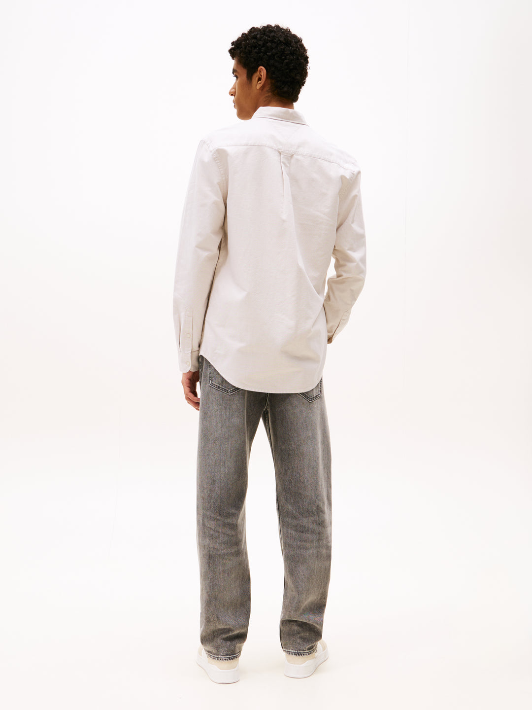 TJM REG OXFORD SHIRT - SILT