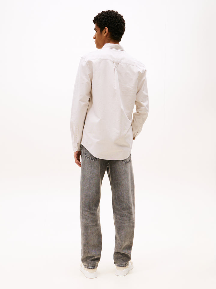 TJM REG OXFORD SHIRT - SILT