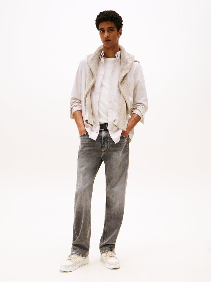 TJM REG OXFORD SHIRT - SILT