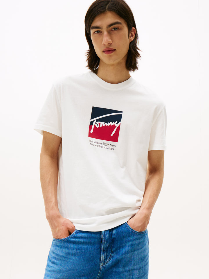 TJM REG RWB DNA TEE - ECRU