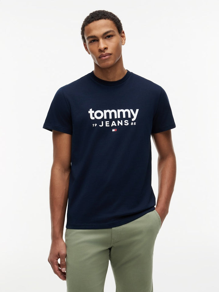 TOMMY JEANS SLIM GRAPHIC TEE - NIGHT NAVY
