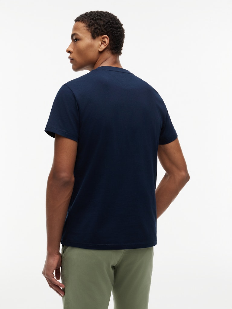 TOMMY JEANS SLIM GRAPHIC TEE - NIGHT NAVY