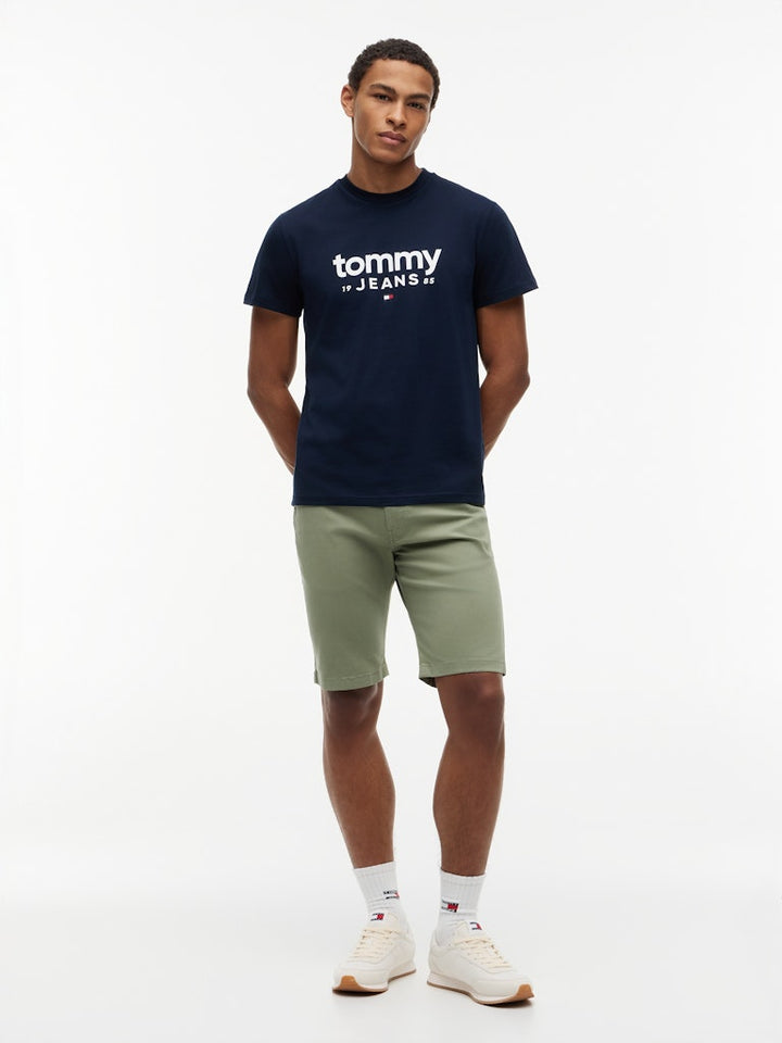 TOMMY JEANS SLIM GRAPHIC TEE - NIGHT NAVY