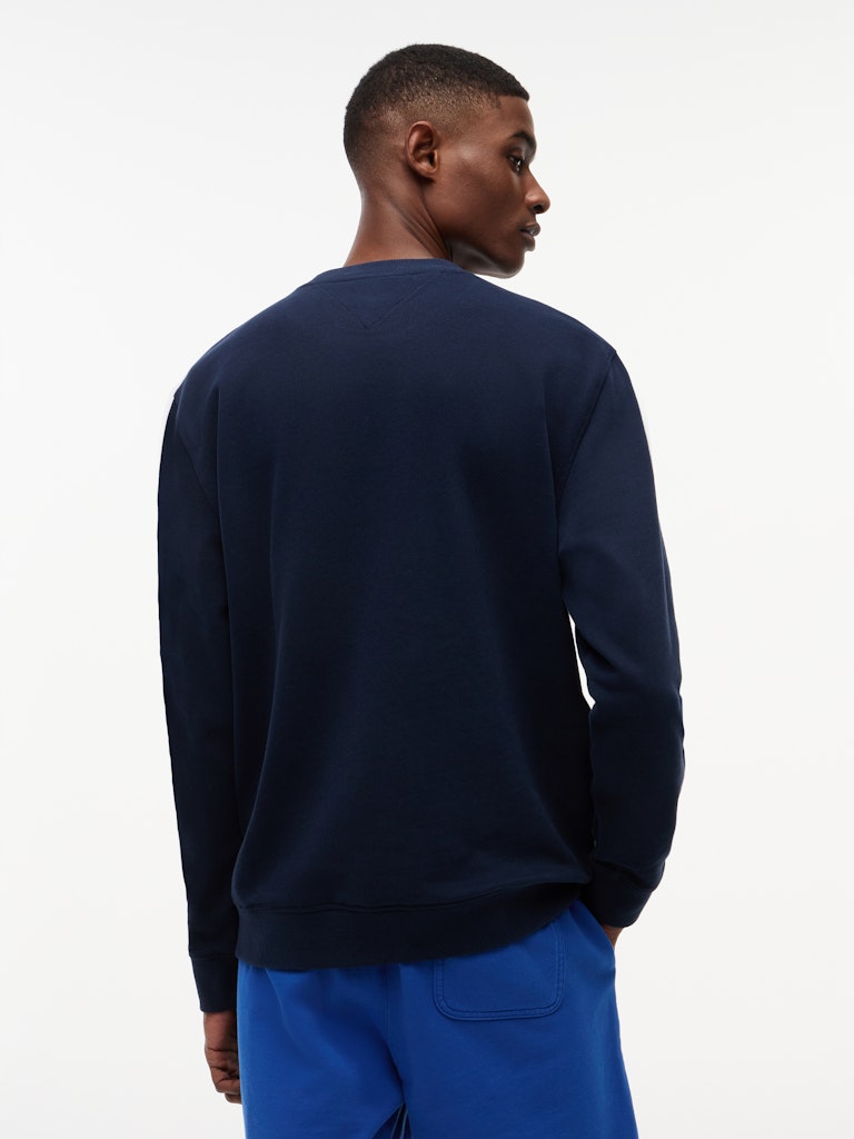 TOMMY JEANS GRAPHIC CREWNECK - NIGHT NAVY