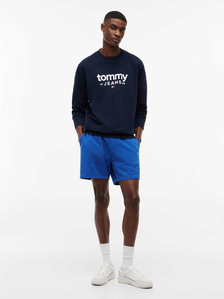 TOMMY JEANS GRAPHIC CREWNECK - NIGHT NAVY