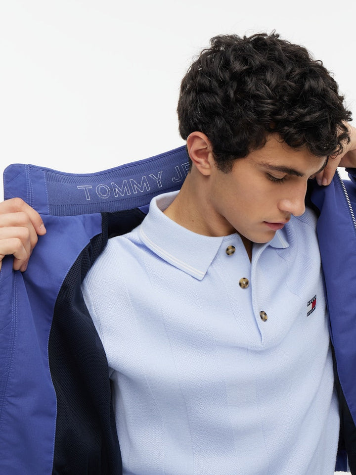 TOMMY JEANS ESSENTIAL JACKET - BLUE STORM