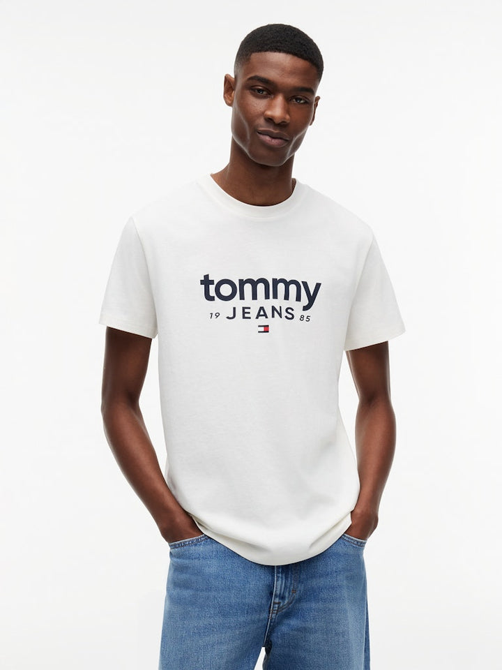 TOMMY JEANS SLIM GRAPHIC TEE - ANCIENT WHITE