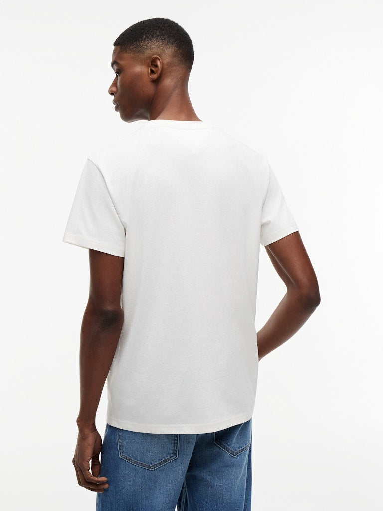 TOMMY JEANS SLIM GRAPHIC TEE - ANCIENT WHITE