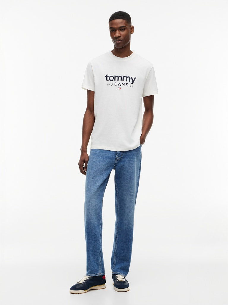 TOMMY JEANS SLIM GRAPHIC TEE - ANCIENT WHITE