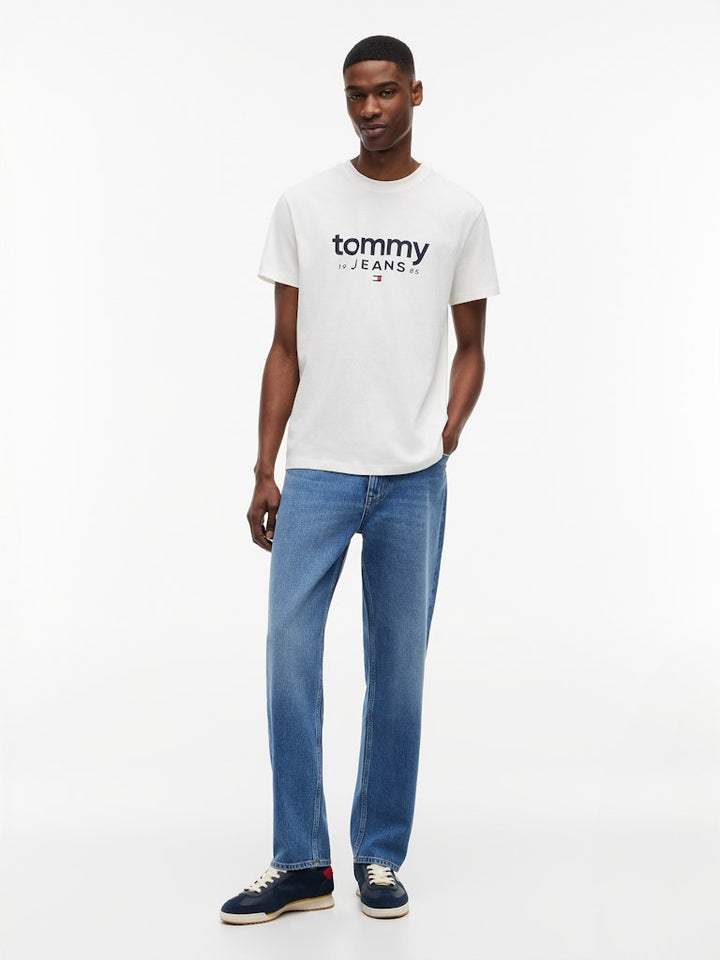 TOMMY JEANS SLIM GRAPHIC TEE - ANCIENT WHITE