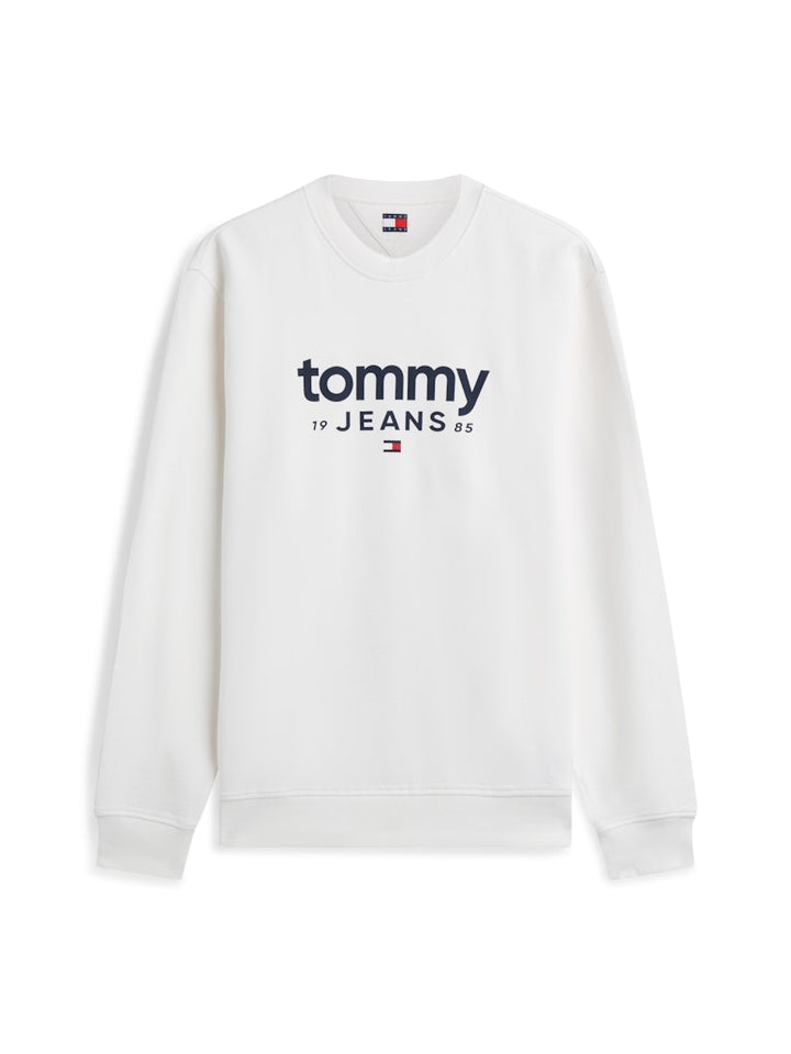 TOMMY JEANS GRAPHIC CREWNECK - ANICENT WHITE