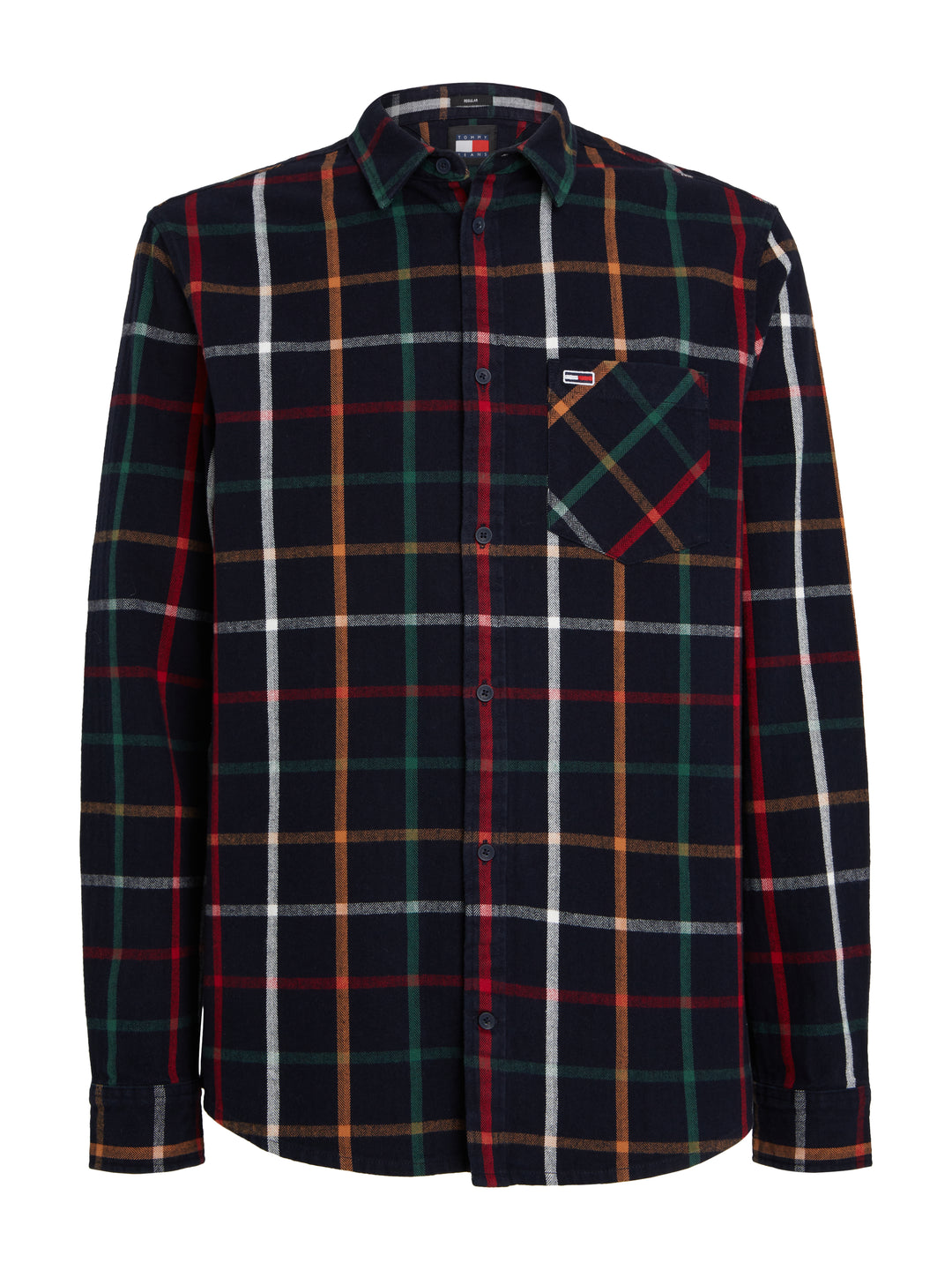 TJM REG CHECK FLANNEL SHIRT - NIGHT NAVY