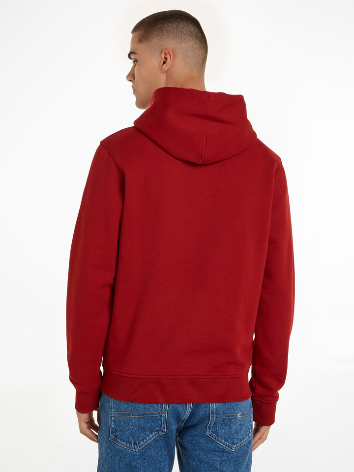 TJM REG BADGE HOODIE EXT - MAGMA RED