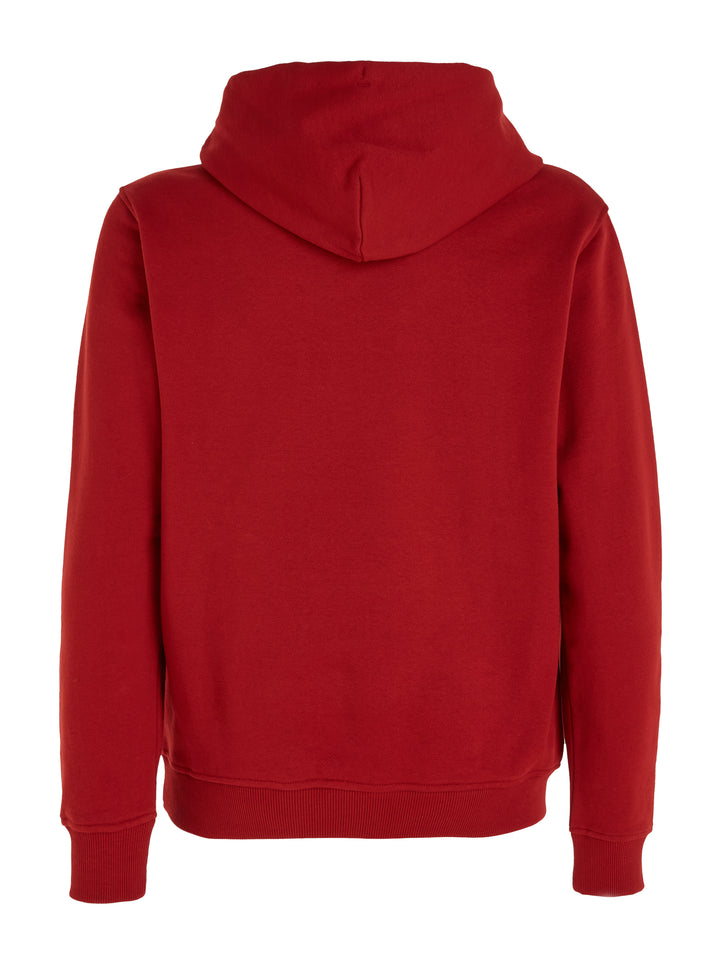 TJM REG BADGE HOODIE EXT - MAGMA RED