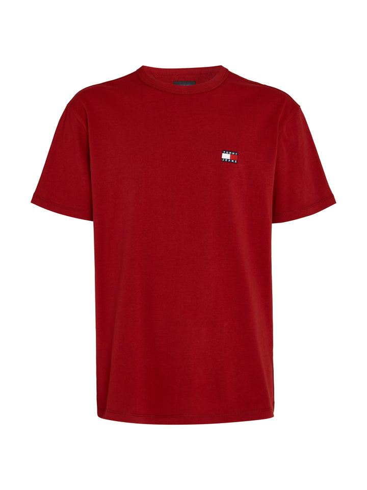 TJM REG BADGE TEE EXT - MAGMA RED
