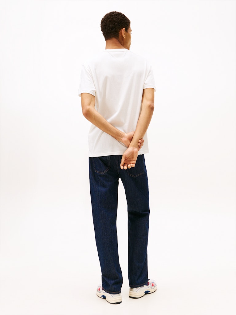 TOMMY JEANS REG 1985 DNA GRAPHIC TEE - ECRU