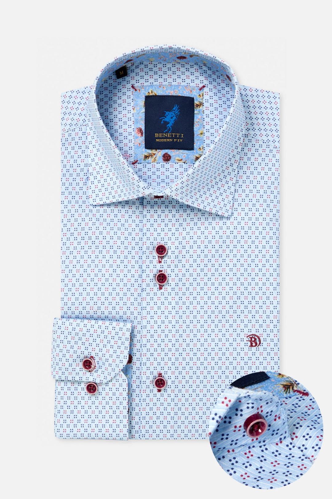 BENETTI TOKYO SHIRT - WINE