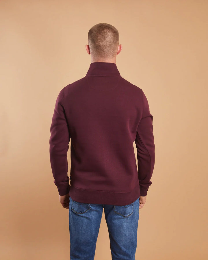 DIESEL URBAN HALF ZIP - WINE PORT