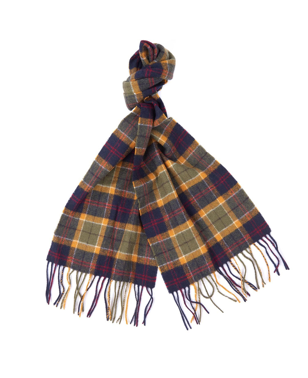 BARBOUR TARTAN LAMBSWOOL SCARF GN31