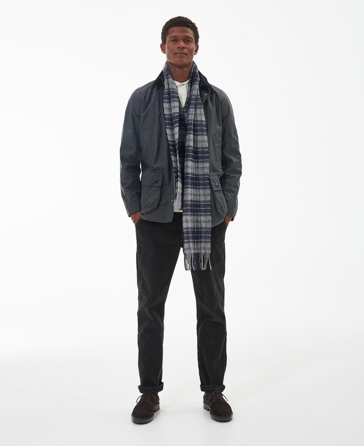 BARBOUR TARTAN LAMBSWOOL SCARF - TN17