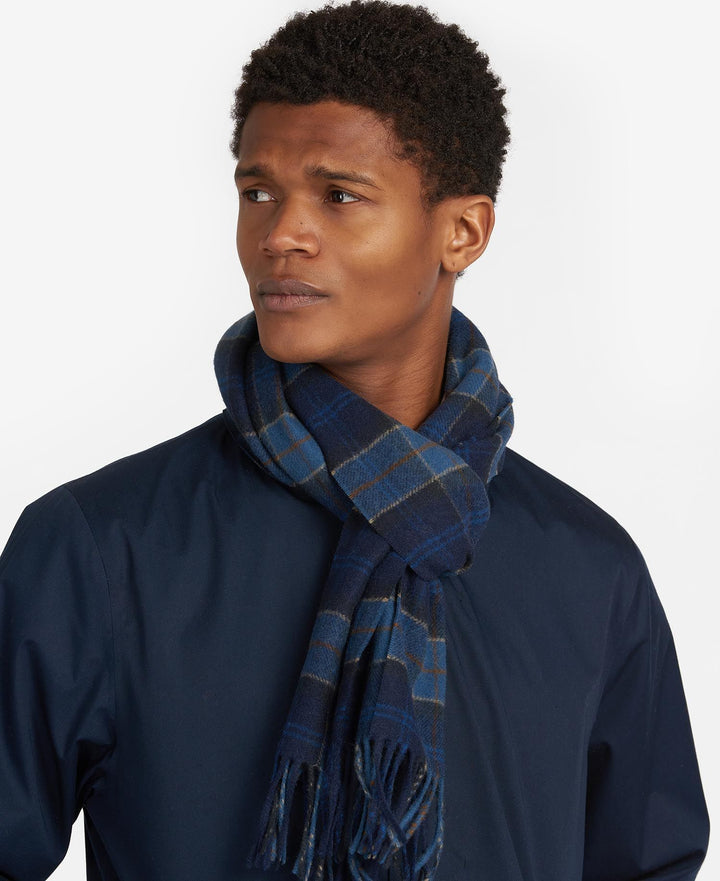 BARBOUR TARTAN LAMBSWOOL SCARF - TN54
