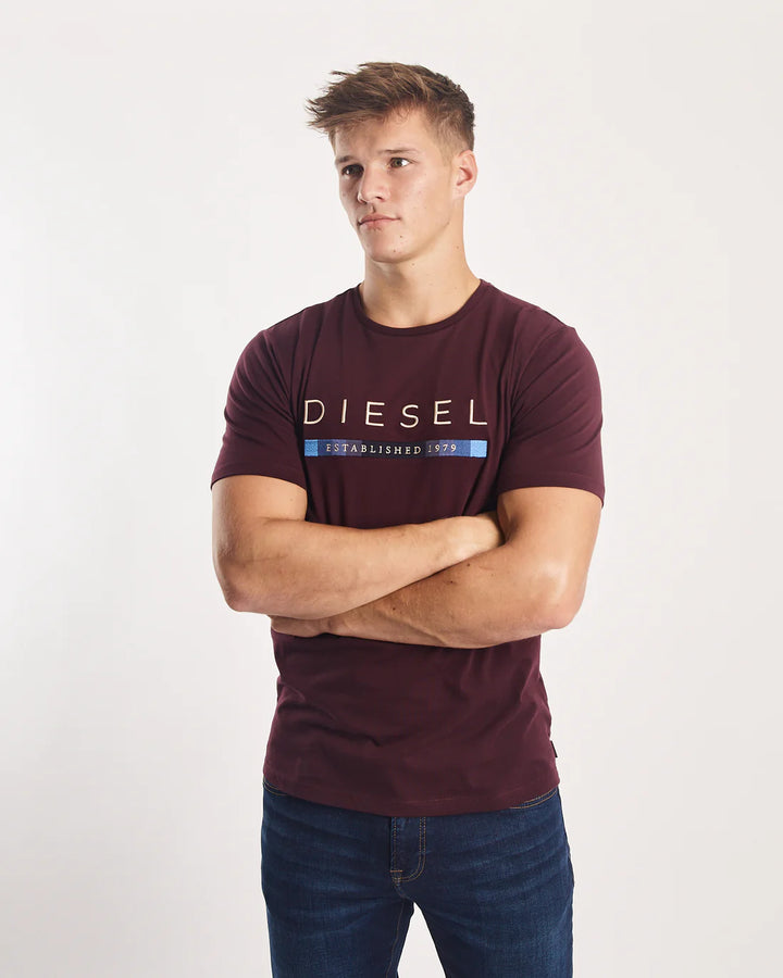 DIESEL UZIEL TEE - WINE PORT